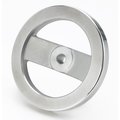 Morton Two Spoke 4.92" Dia. Aluminum Handwheel with Revolving Handle HW-30H